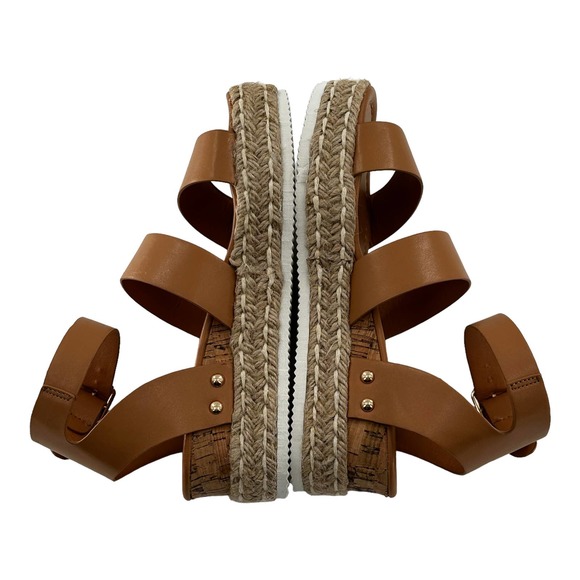Platform Espadrilles Women’s Sandals (Tan) - Size 9 - Picture 7 of 11
